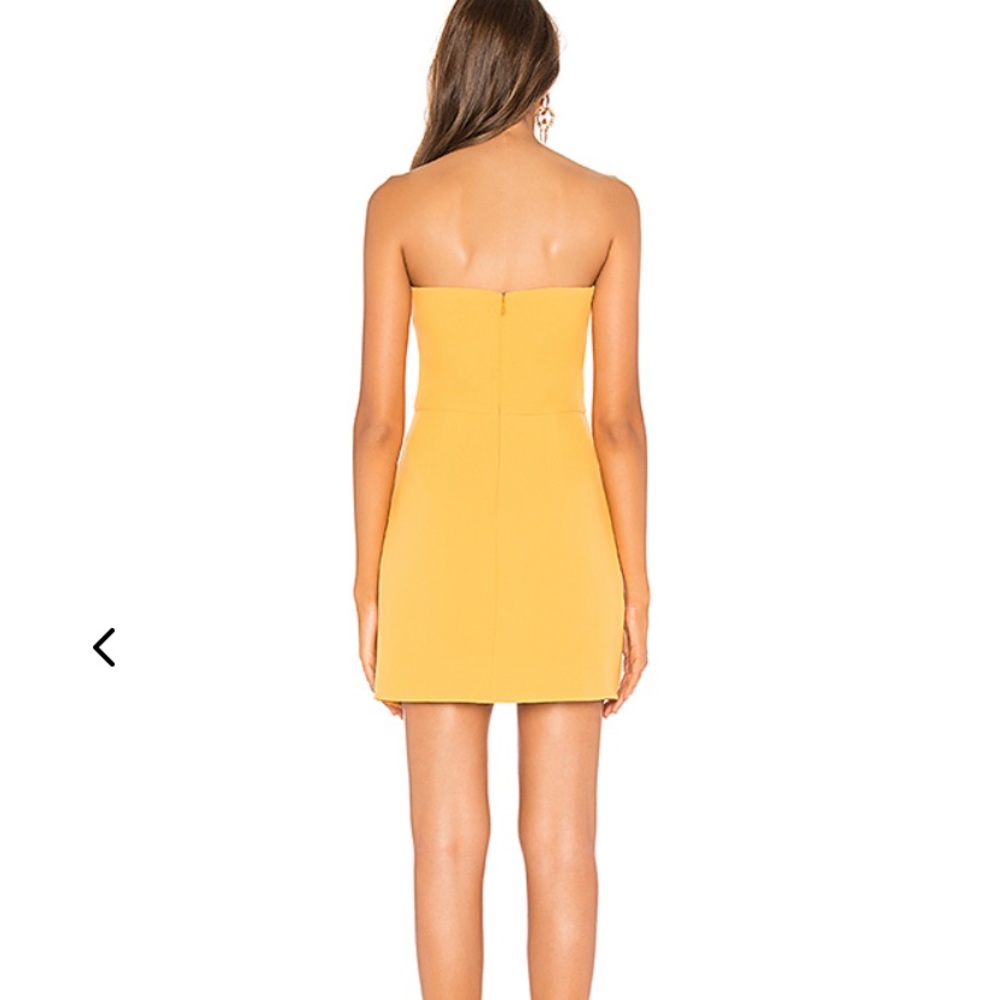 Lovers + Friends Strapless Mini Dress in Yellow - Picture 2 of 6